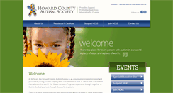 Desktop Screenshot of howard-autism.org
